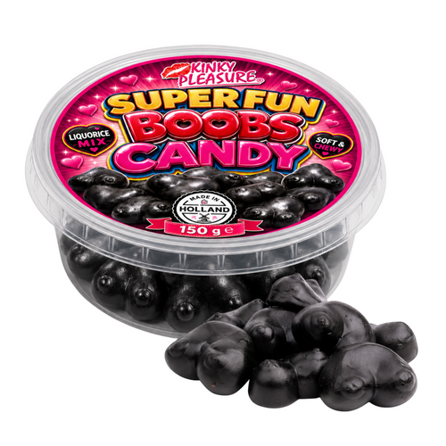 Kinky Pleasure - KPC005 - Boobs Liquorice Candy – Liquorice Mix 150g