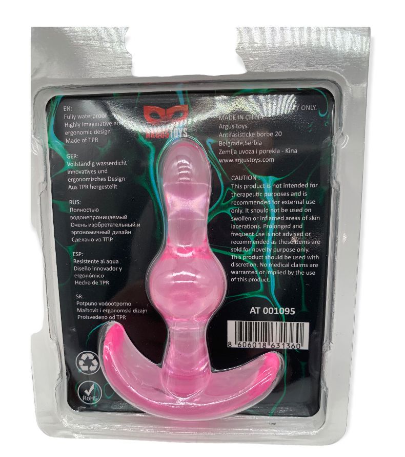 Argus T-Plug Mini Pink - Packed in Strong Blister - AT 001095