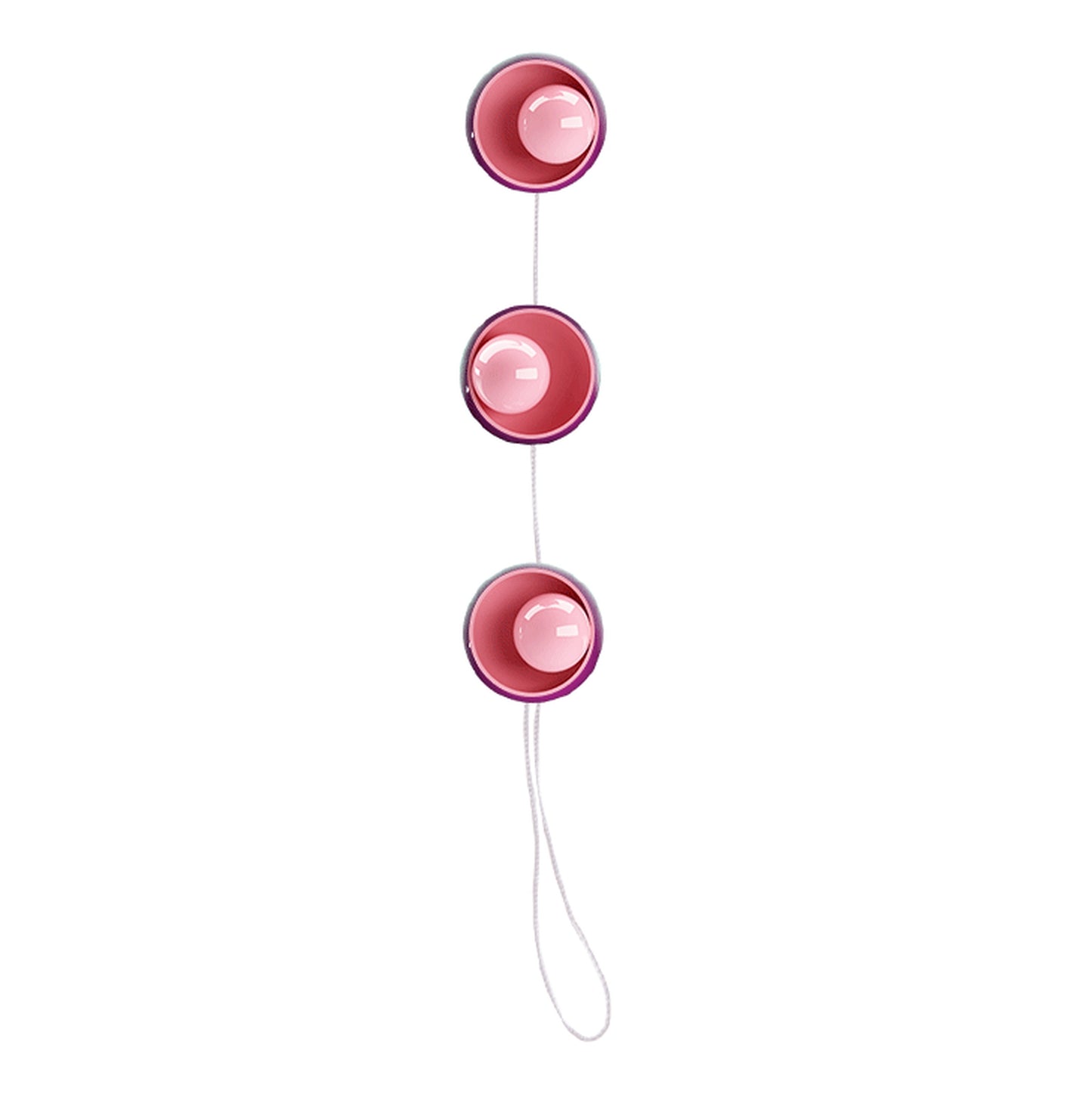 Baile- BI-014049-3 Triple Purple Kegal Balls - Dia 3,6 Cm - In Blister