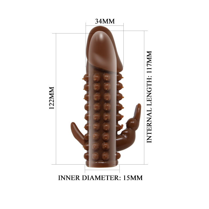 Baile - BI-016004 - Penis Sleeve Flesh 12,2 Cm Dia 3,4 Cm - 5 Inch Extender