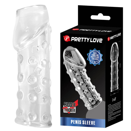 Baile - BI-026274M - Bigger Thicker Clear Penis Sleeve