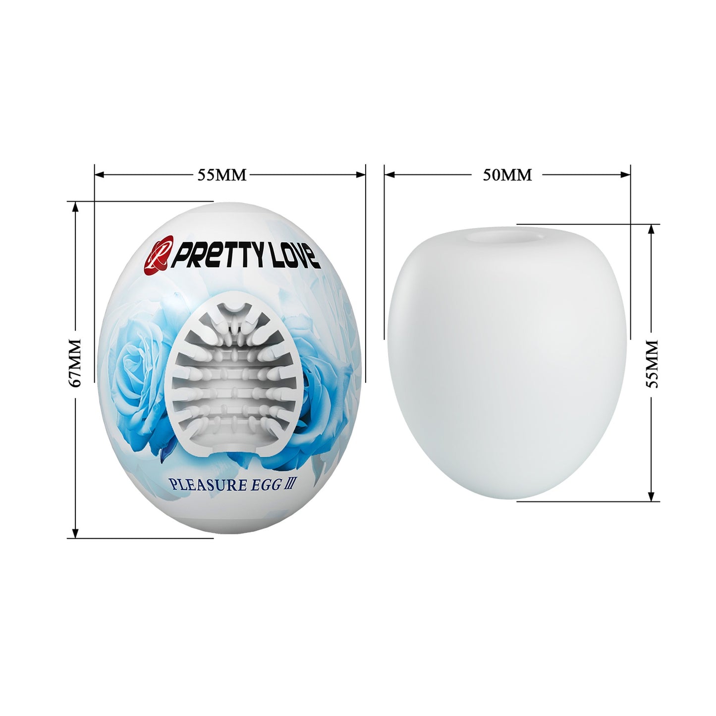 Baile Pretty Love - Pleasure Egg 3 Blue -BM-00900T90-2