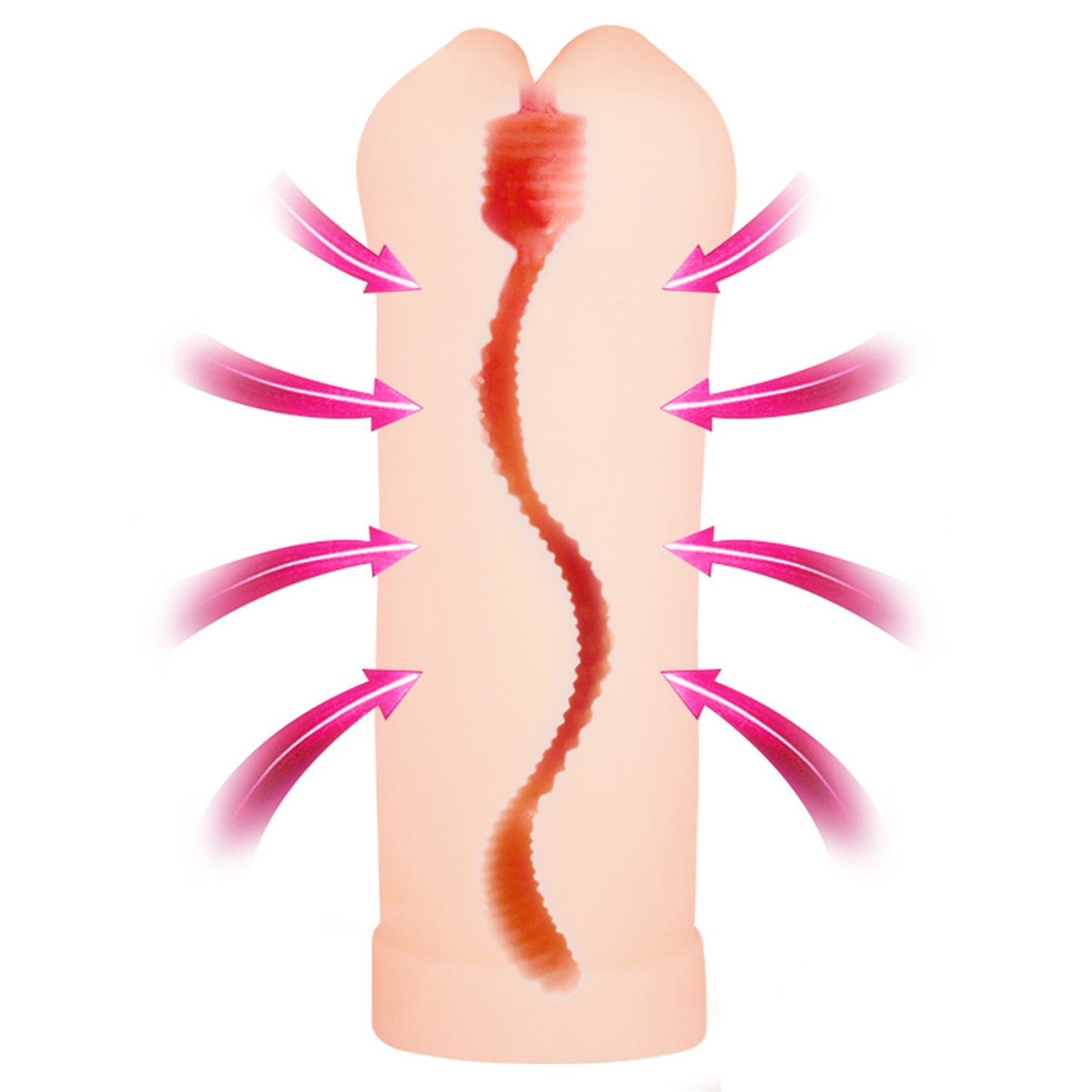 Baile - BM-009164 - Angel Passion Lady3D Maturbator - Length 160 MM Dia 65 MM