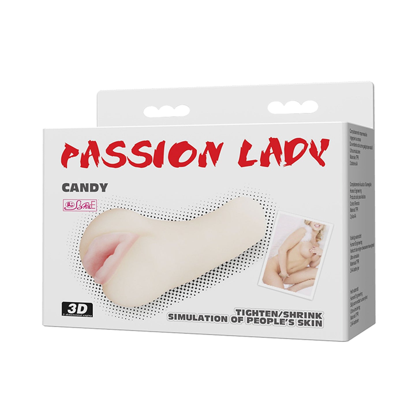 Baile - BM-009166 - Angel Passion Lady3D Maturbator - Length 136 MM Dia 65 MM