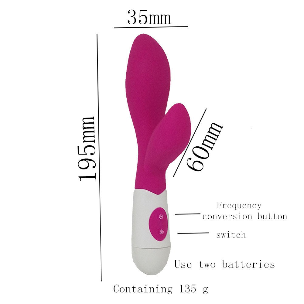 Power Escorts - BR142 - Maya G Pink G Spot Vibrator - 10-Speed NO COLOUR BOX BULK PACK
