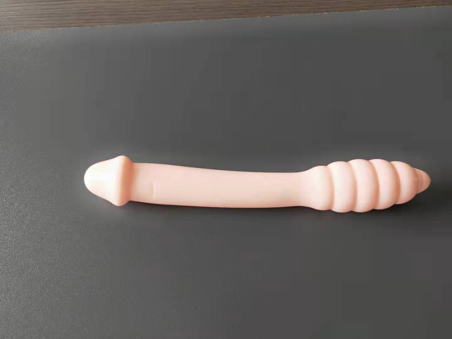 Power Escorts - BR140 Flesh - Rocket Dong - Double Dildo - Extreme Flexible - 20,4 × 3 CM -