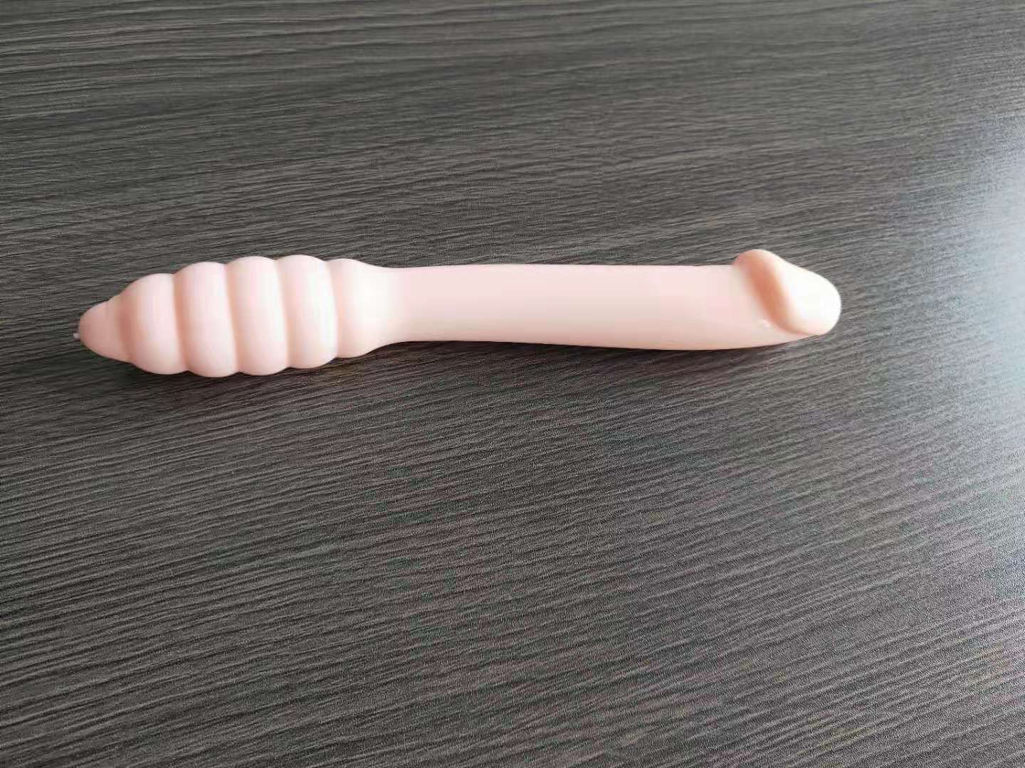 Power Escorts - BR140 Black - Rocket Dong - Double Dildo - Extreme Flexible - Ideal For Starters - 20,4 × 3 CM - Black