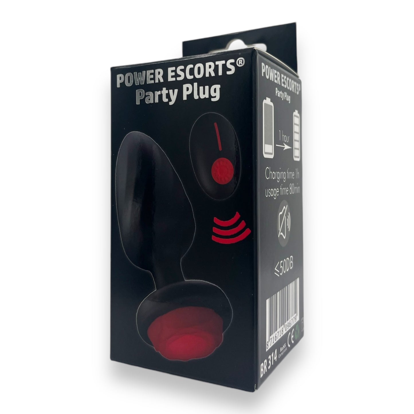 Power Escorts - BR314 - Party Plug - Remote Plug USB Rechargeable - 10 Functions
