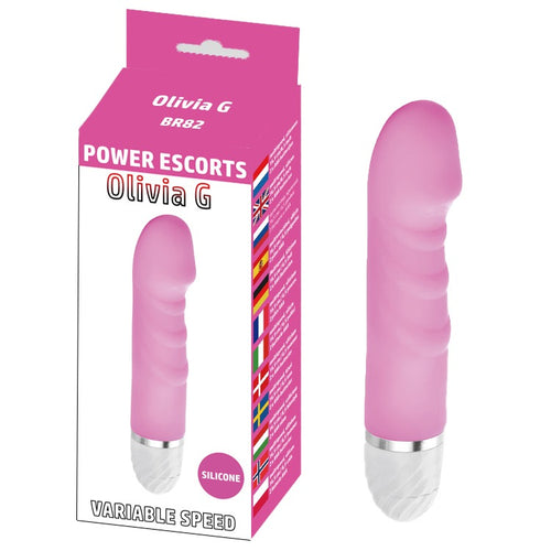 Power Escorts Olivia G - G Spot Vibrator - Pink - BR82