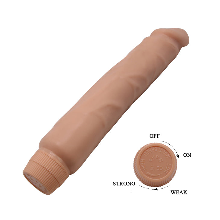 Baile - Barbara Realistic VIbrator 25,5 Cm / 10 Inch - Dia 4,9 Cm
