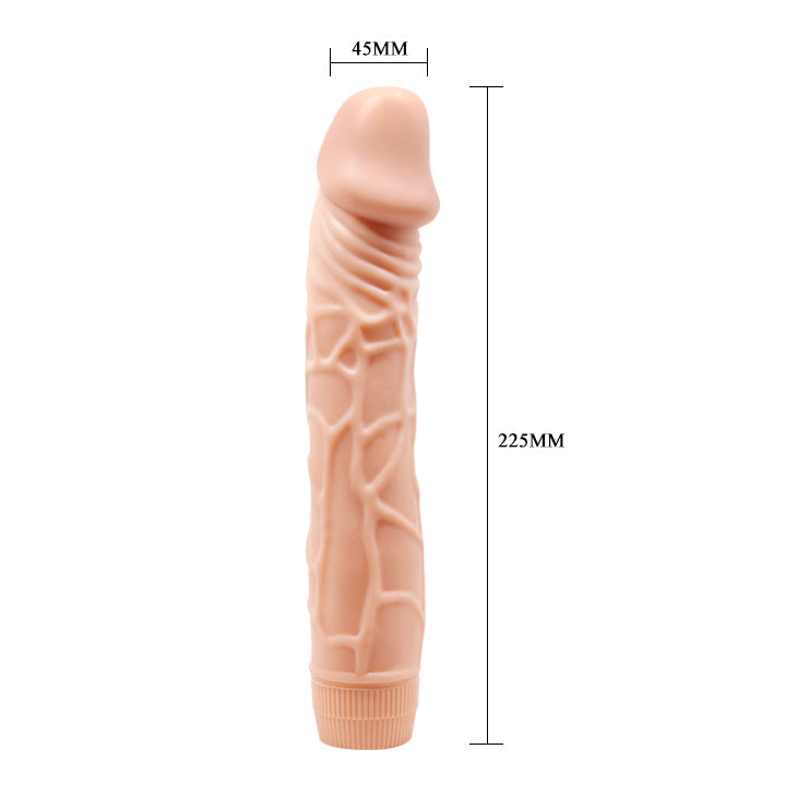Baile - Barabara Realistic Vibrator Soft Skin - 22,5 Cm 8.8 Inch