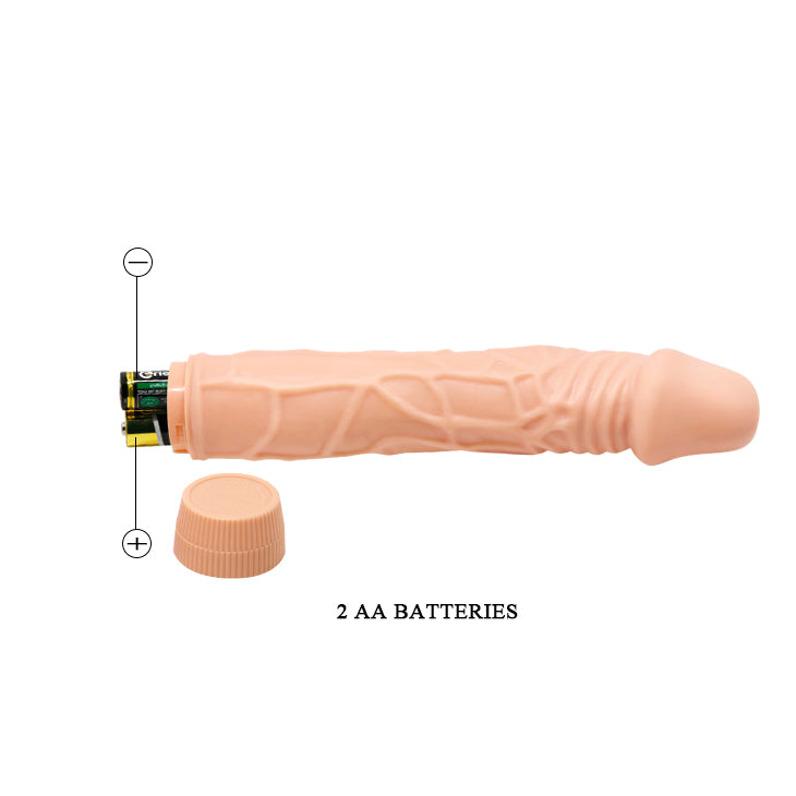 Baile - Barabara Realistic Vibrator Soft Skin - 22,5 Cm 8.8 Inch