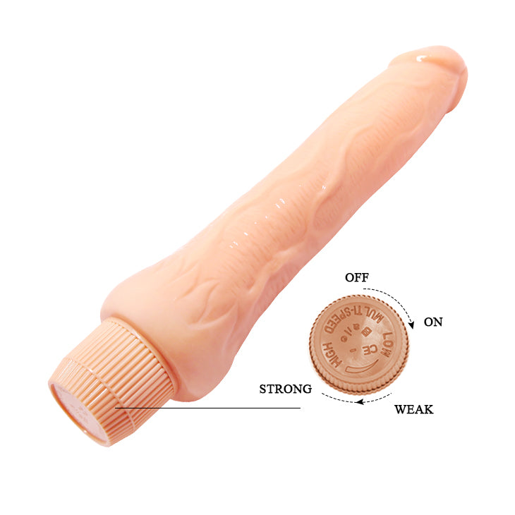 Baile - Barbara Realistic Soft Skin VIbrator 24 Cm 9.8 Inch dia 4 cm