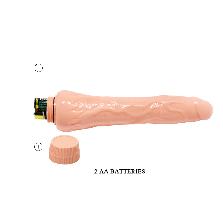 Baile - Barbara Realistic Soft Skin VIbrator 24 Cm 9.8 Inch dia 4 cm