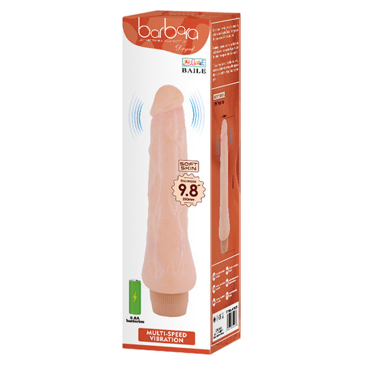Baile - Barbara Realistic Soft Skin VIbrator  24 Cm 9.8 Inch dia 4 cm