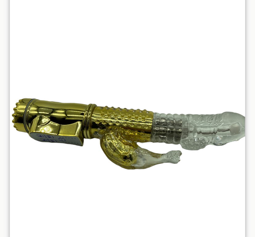 power escorts gold horse g spot vibrator - rabbit - 36 functions