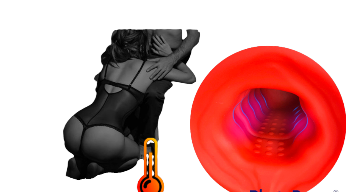 Luxury Play - LP04 - Big Rechargeable Masturbator - Heating - 2 Motors - Black