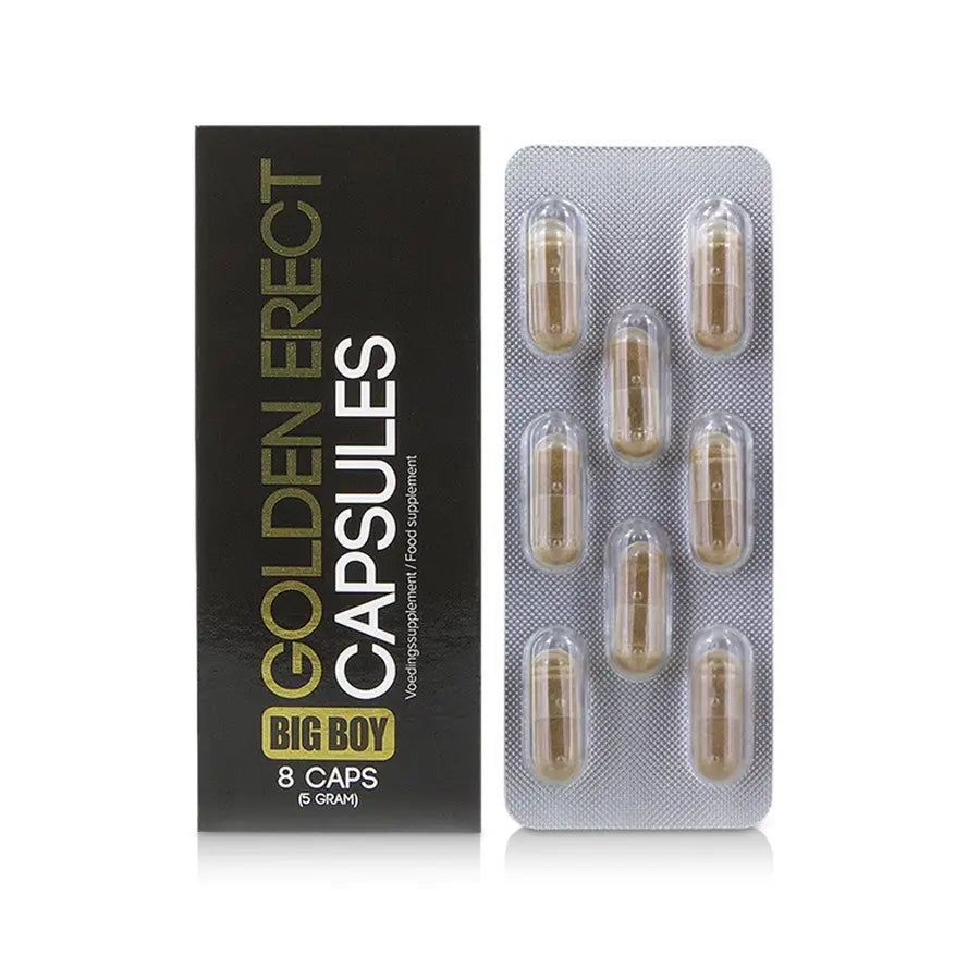 Big Boy - Golden Erect 8 Caps - Erection Pleasure guaranteed