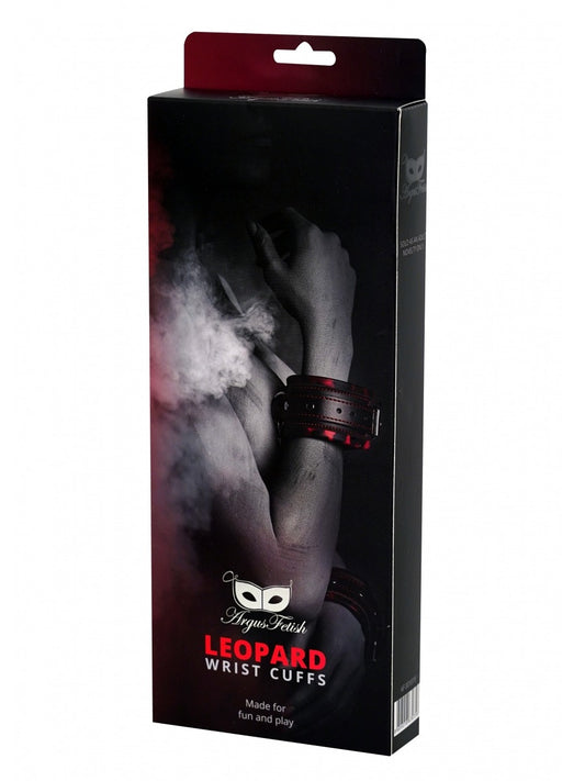 Argus Leopard Wrist Cuffs - AF 001019