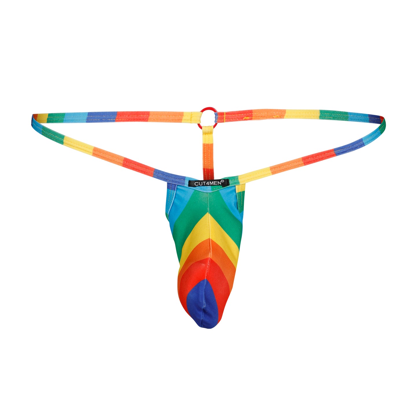 CUT4MEN - C4M09- LoopString Pouch Men Underwear -  Rainbow - 2 Sizes - 1 Piece