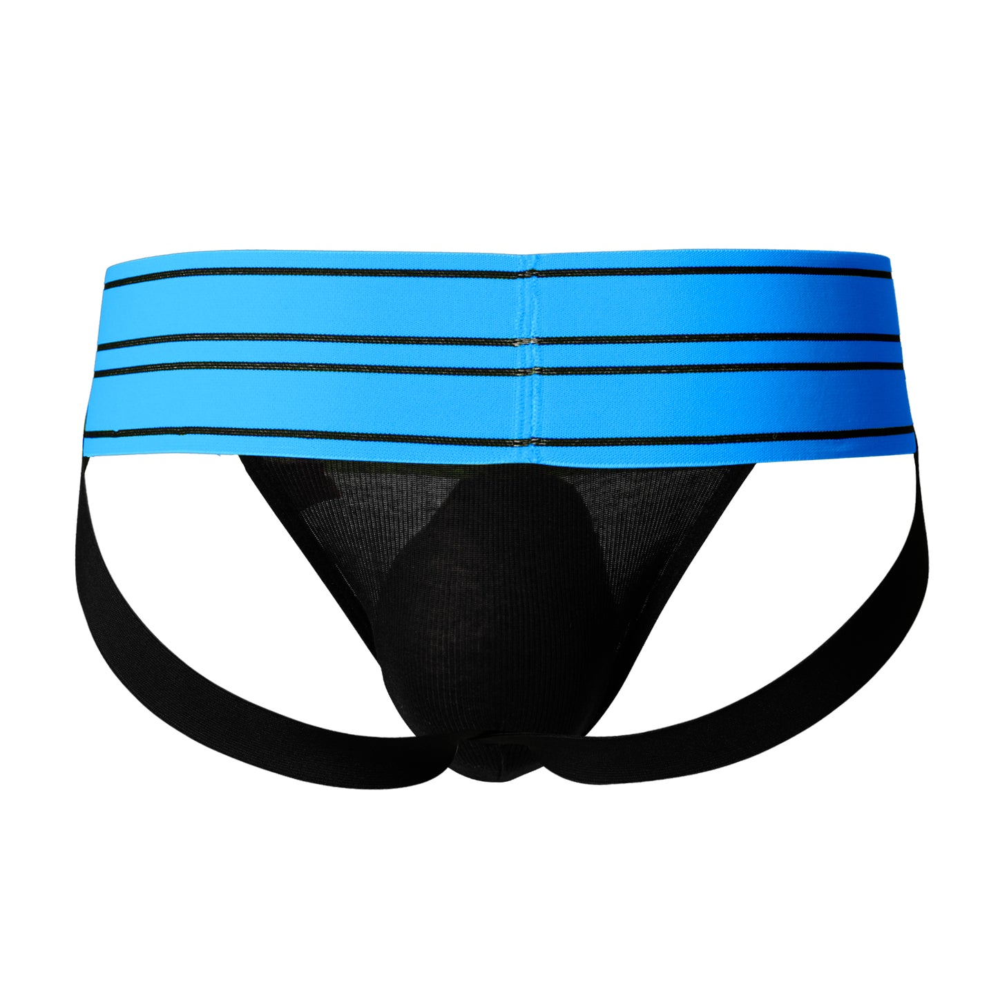 CUT4MEN - C4M15 - Rugby Jockstrap Blue Men Underwear - Jockstrap Blue - 4 Sizes - 1 Piece