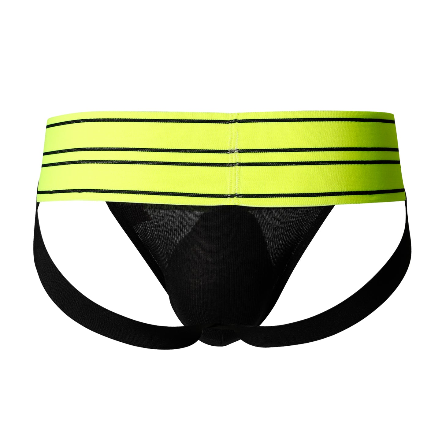 CUT4MEN - C4M15 - Rugby Jockstrap Men Underwear - Jockstrap Neon Lime - 4 Sizes - 1 Piece