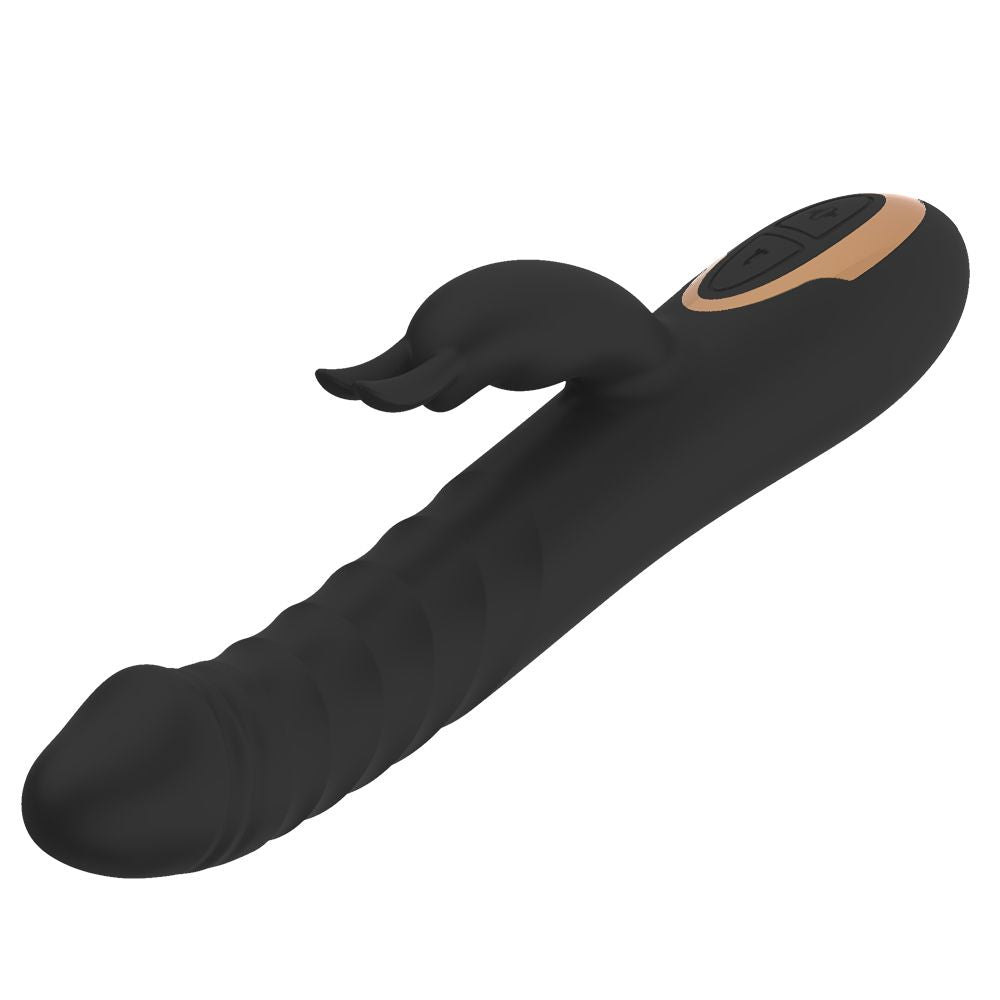 Power Escorts - BR209 - Rosalie Deluxe - Rechargeable Rabbit Vibrator - Silicone