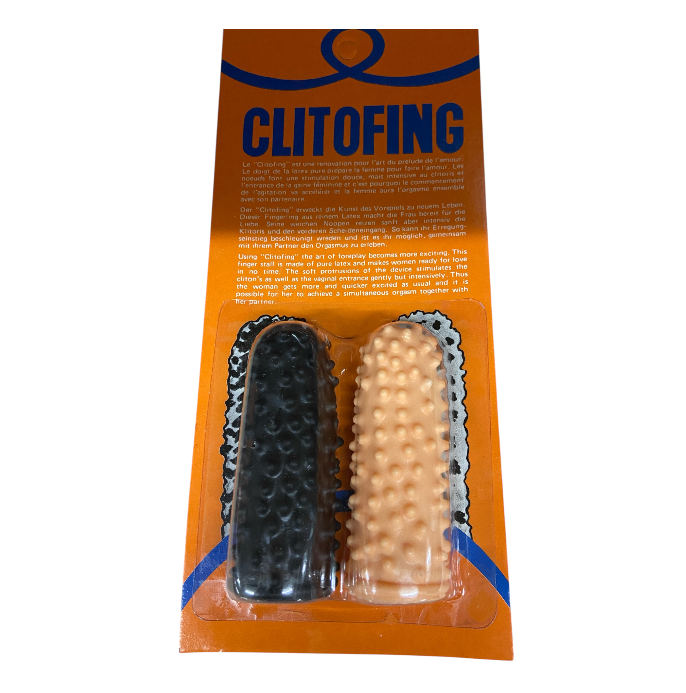 Clitofing Finger Sleeves – 2 Pack (Black & Flesh) | Clitoral & Vaginal Stimulation - Club