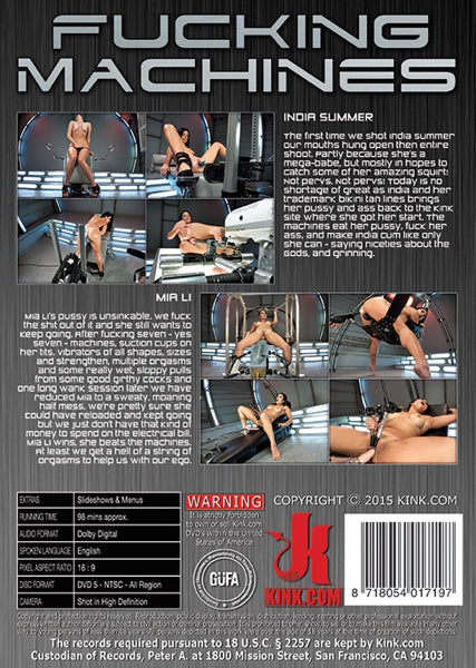 Dvd Fucking Machines - Hubba Hubba , The Milf Of Subba
