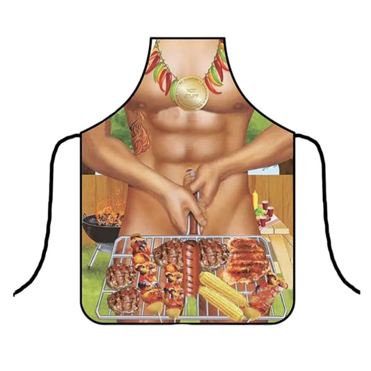Kinky Pleasure - AX040 - Apron Sexy BBQ Man Medal