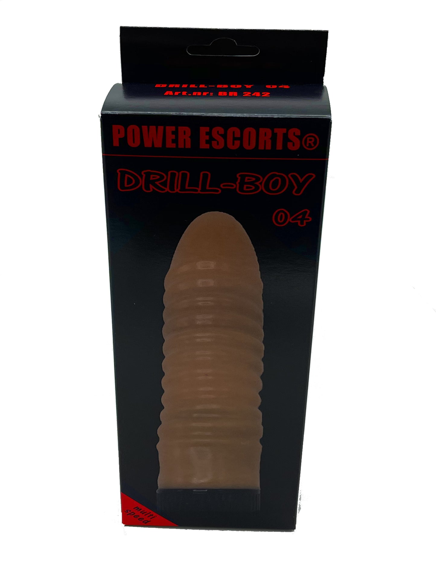 Power Escorts - BR242 - Drill-Boy 04 - Multiple Vibrations - Flesh - Colour Box