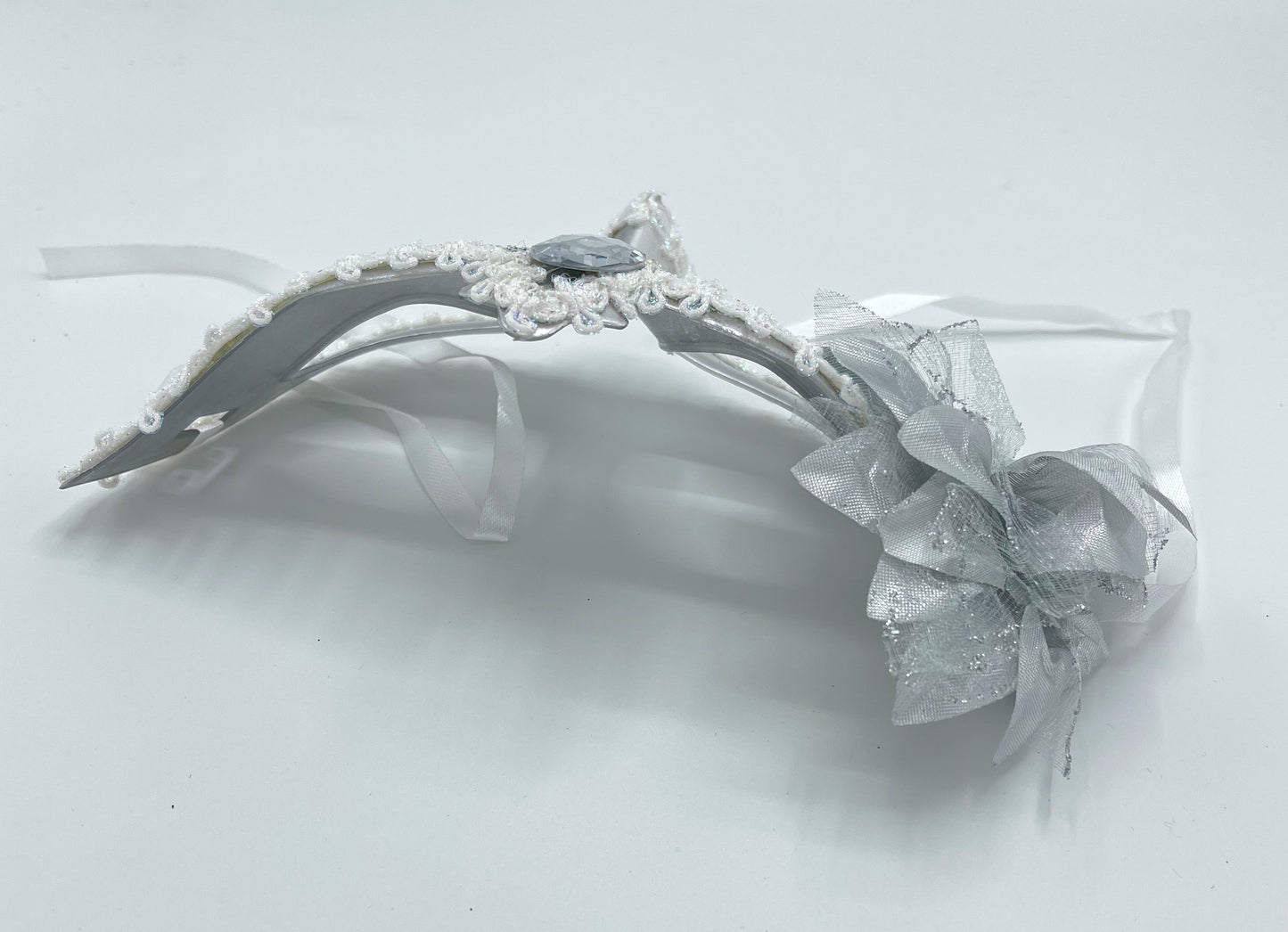 Power Escorts  - BR205 Silver - Luxury Venetian Love Mask with Stone