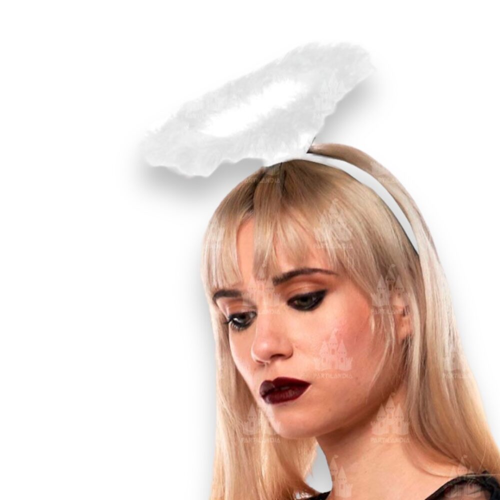 Kinky Pleasure - PL108 - Role Play - Angel Ring Tiara White