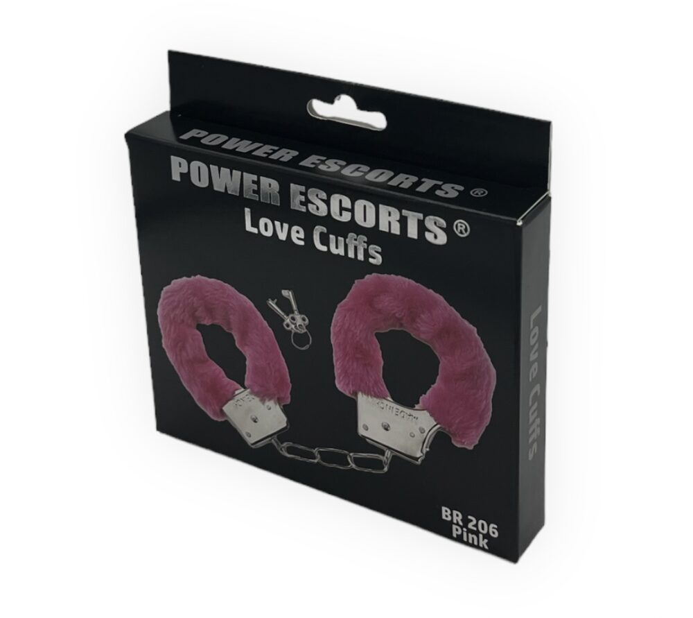 Power Escorts - BR206 Mix 6 Pack - Furry Hand cuffs 6 Colours Mix Pack