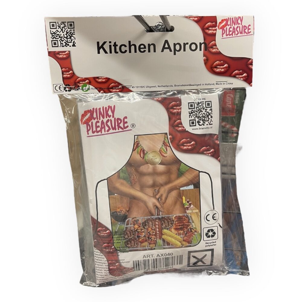 Kinky Pleasure - AX040 - Apron Sexy BBQ Man Medal