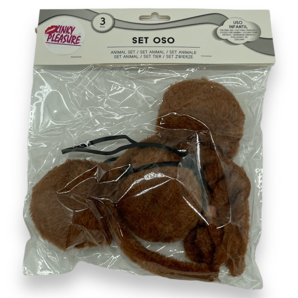 Kinky Pleasure - PL109 - Roleplay Bear Set Brown