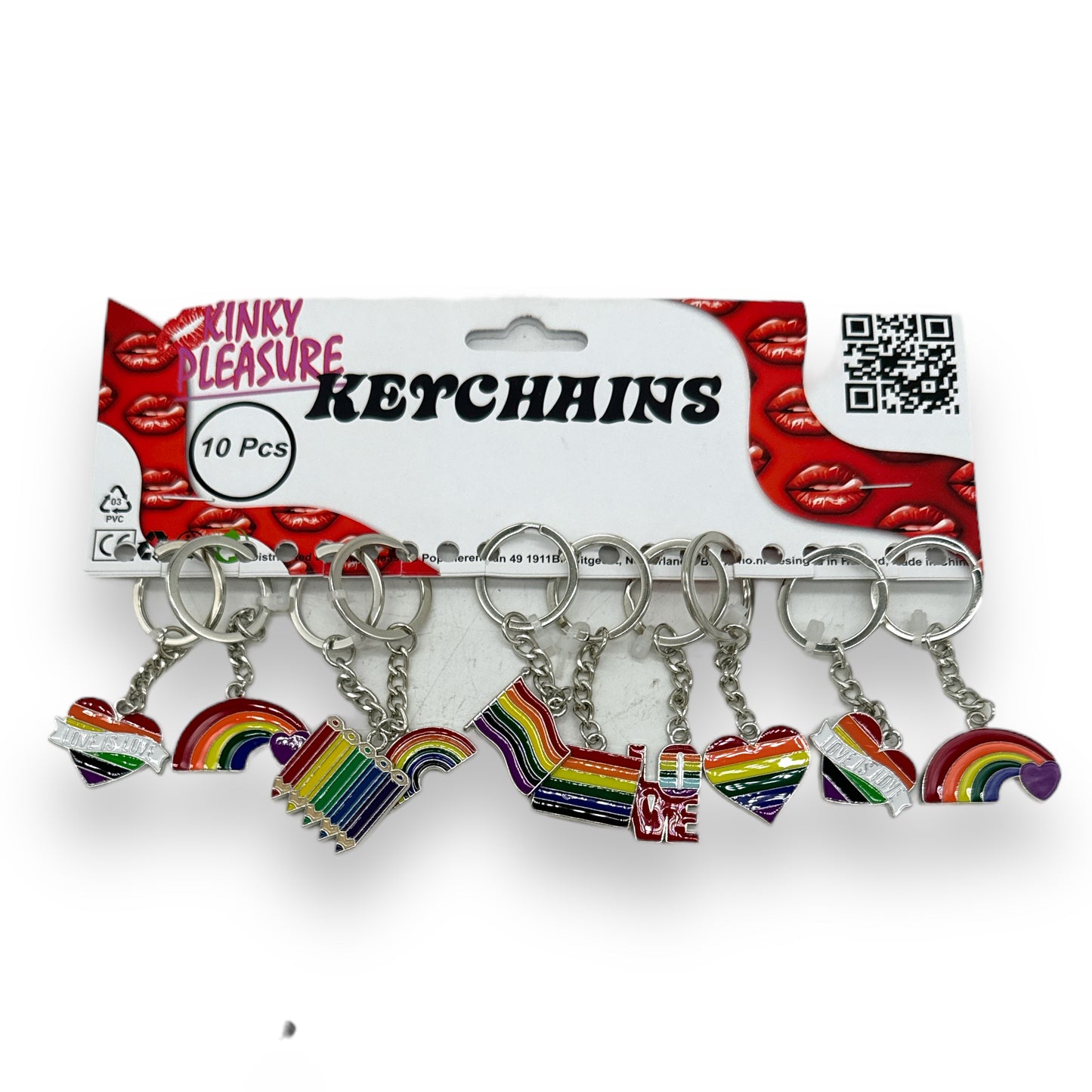 Kinky Pleasure - OB0123 - Pride Theme Keychain Collection - 8 Models