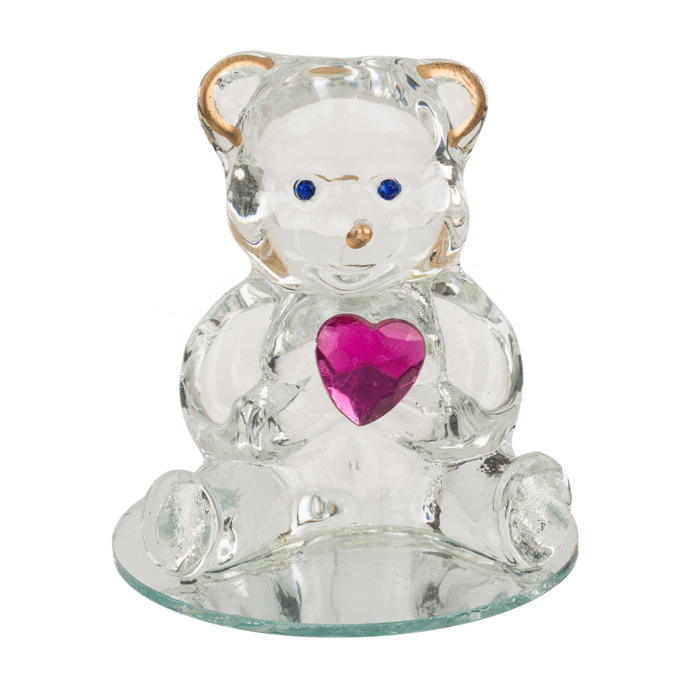 Kinky Pleasure - B081 - Glass Bear Statue - 5cm - Available in 12 Colors