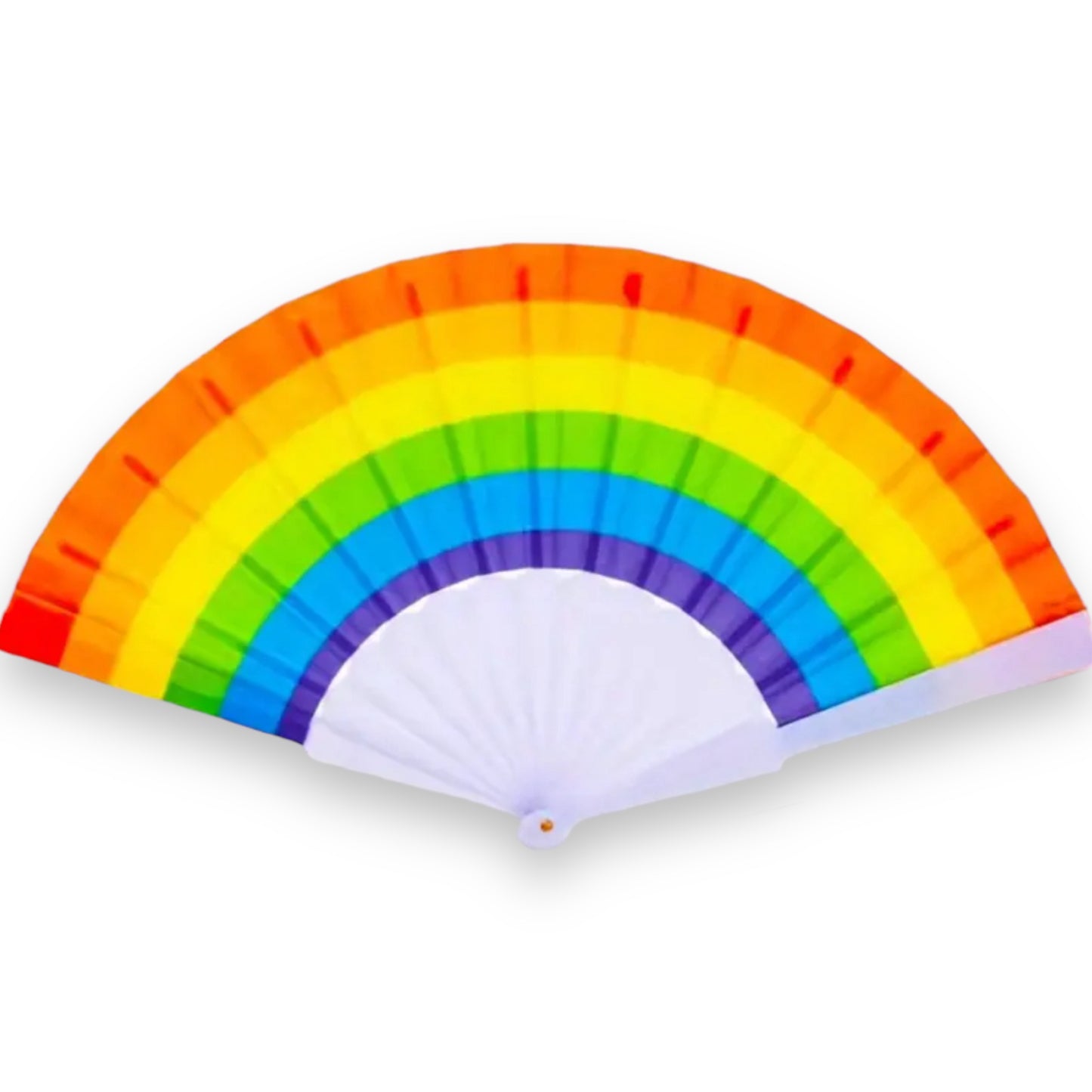 Kinky Pleasure - T075 - Pride Rainbow Hand Fan - 3 Colours