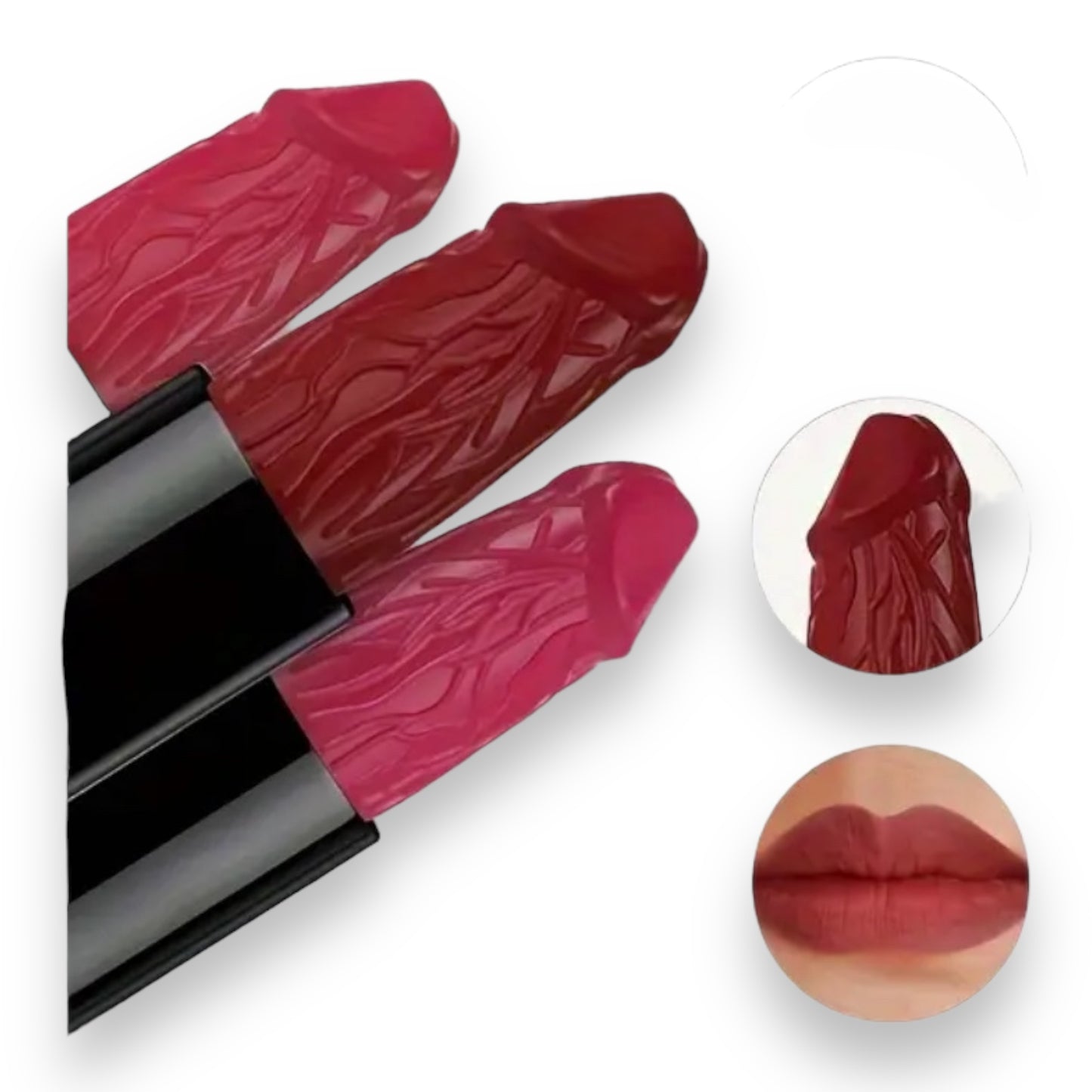 Kinky Pleasure - T076 - Miss FactorX Penis Lipstick - 6 Colours