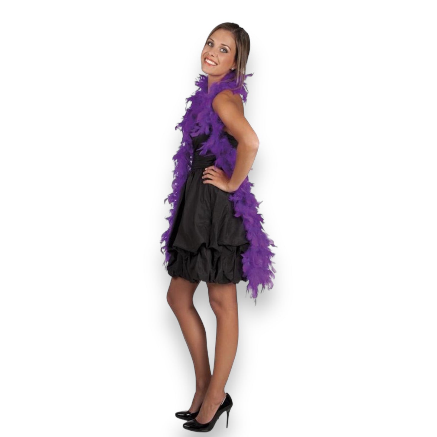 Kinky Pleasure - PP015 - Luxurious Purple Boa - Elegant Accessory - 180cm