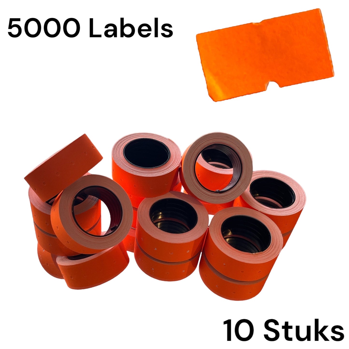 Timmy Toys - MK006 - 5000 Labels or 50.000 Labels - 6 Colours - 1 Piece