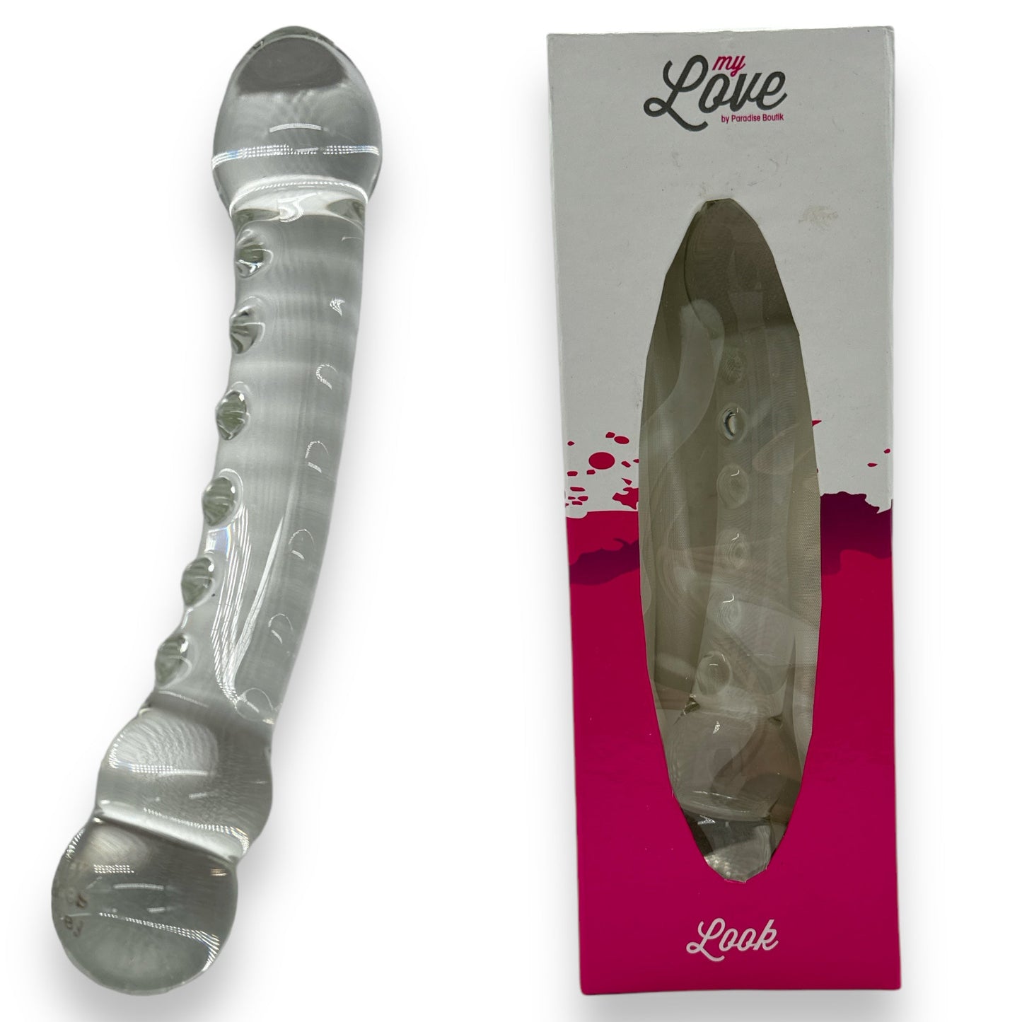 My Love - GL02 -  Glas Dildo Strong - Transparant - 18.5cm