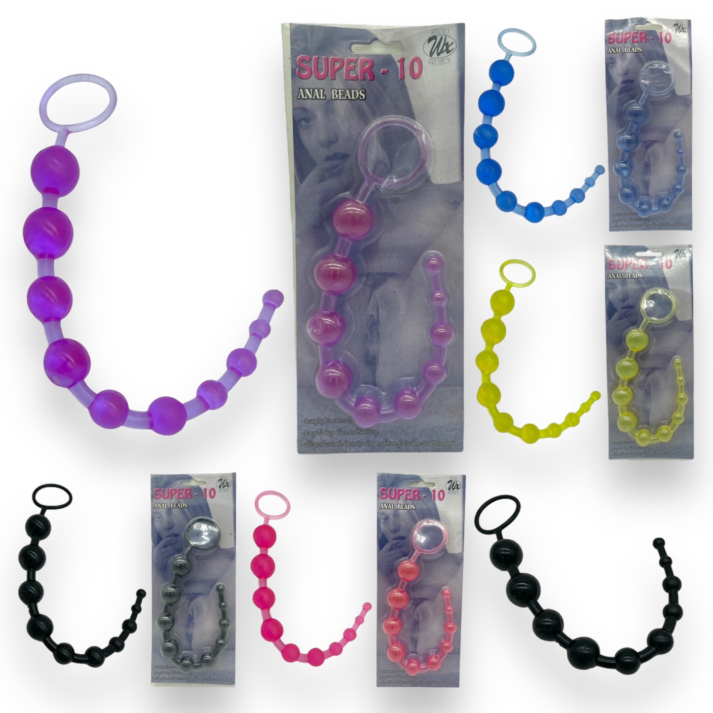 Kinky Pleasure - MP043 - Anal Beads - 33cm - 5 Colours