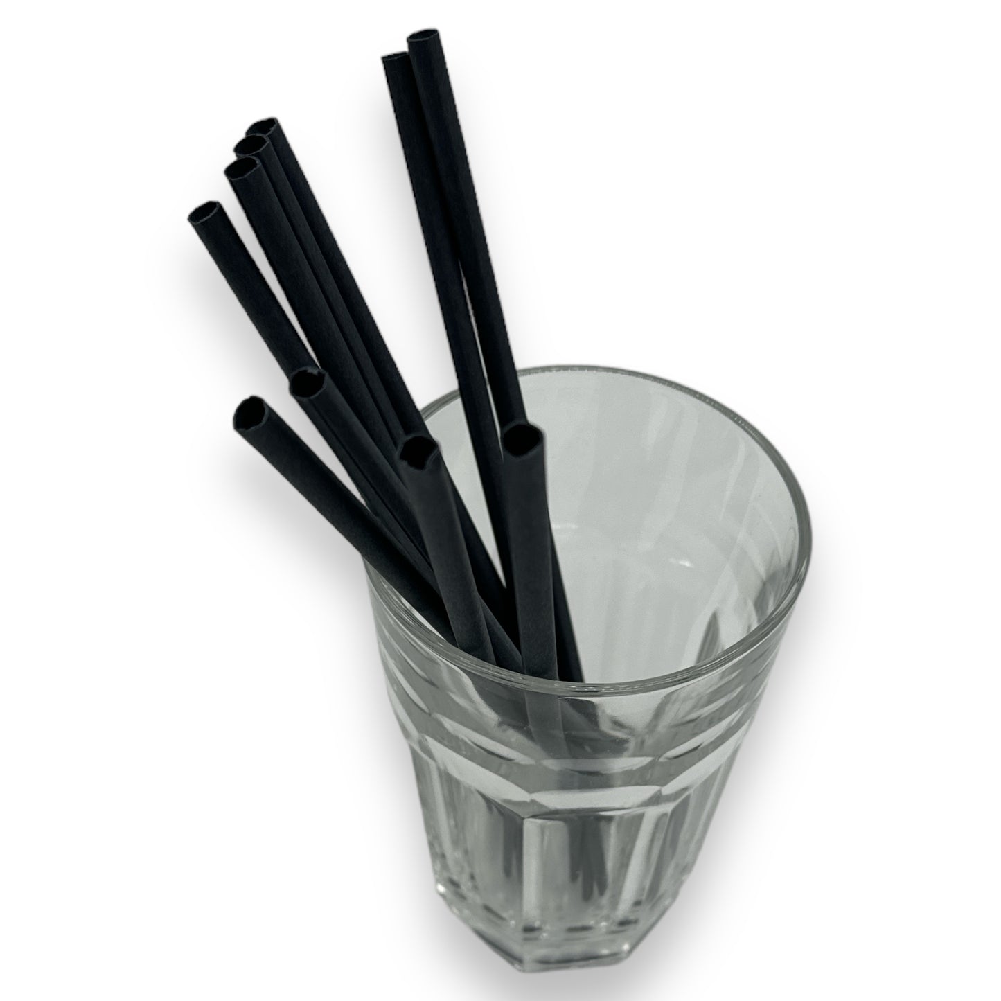 Kinky Pleasure - PK006 - Straws Paper Black- 220x6mm - 10-Pack