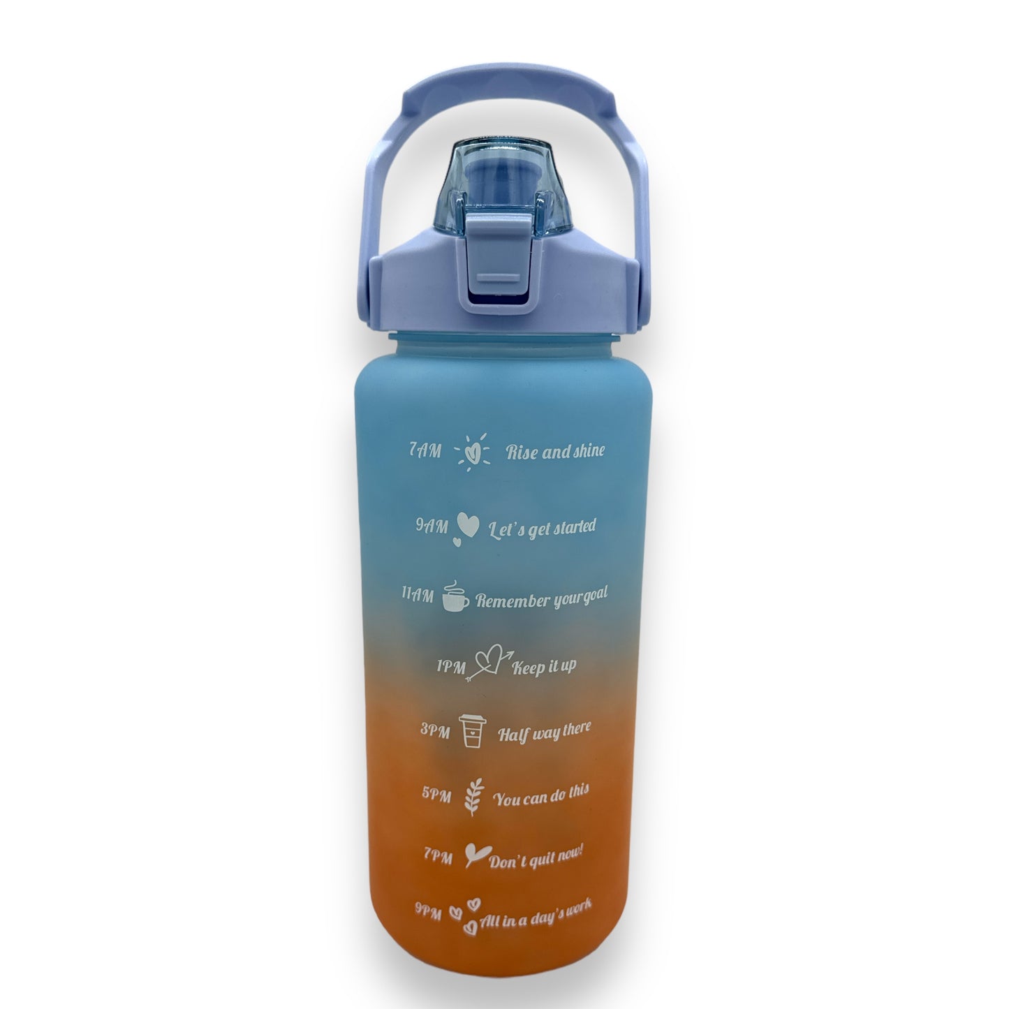 Timmy Toys - AX078 - Water Bottle - 2 Liter With Time Marker - 8 Colours