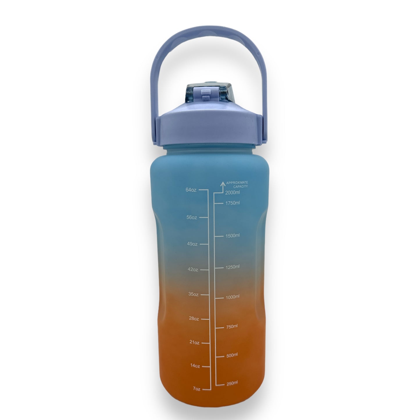 Timmy Toys - AX078 - Water Bottle - 2 Liter With Time Marker - 8 Colours