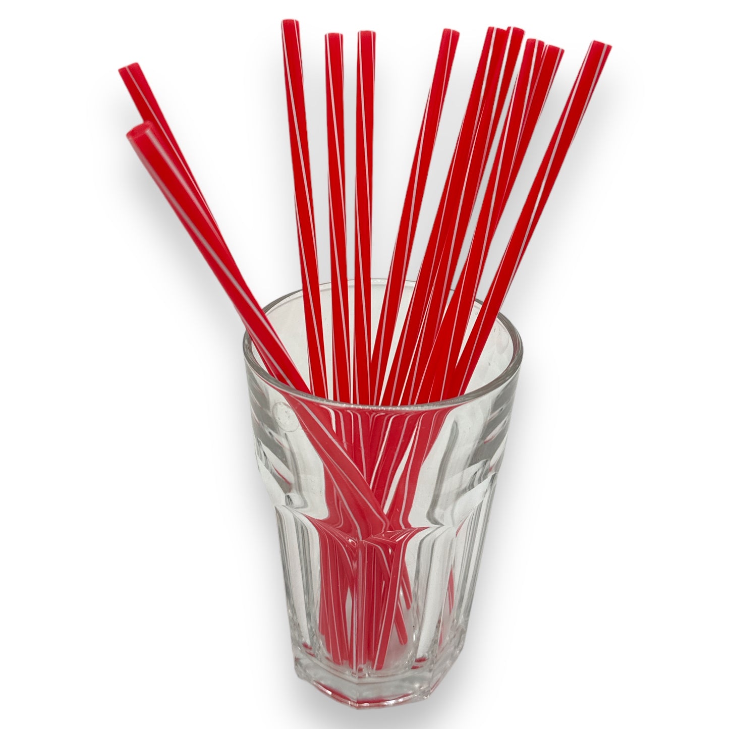 Kinky Pleasure - PK007 - Straws PVC Red - 230x6mm - 10-Pack