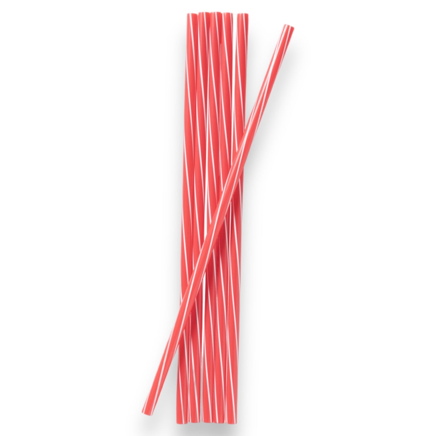 Kinky Pleasure - PK007 - Straws PVC Red - 230x6mm - 10-Pack