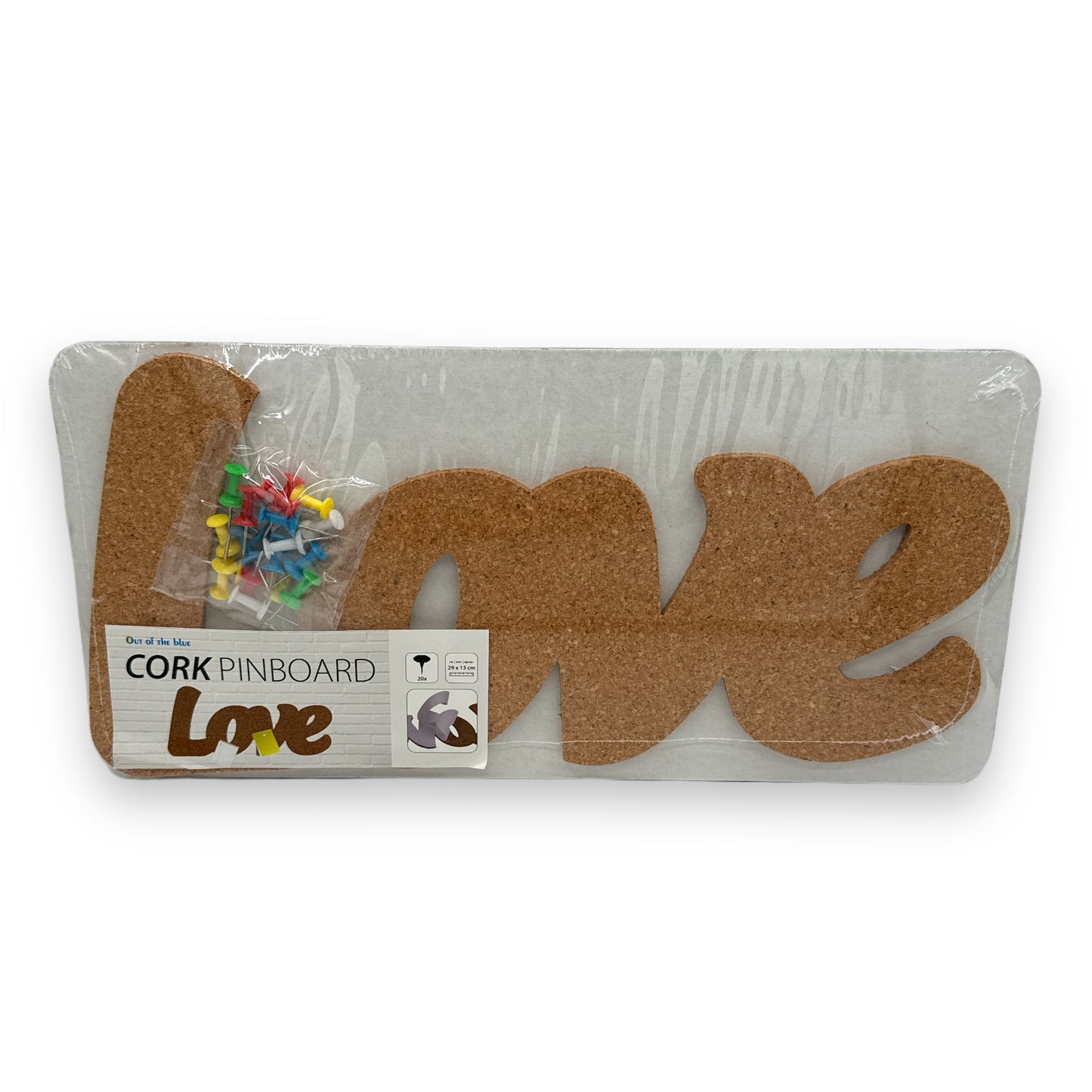 Kinky Pleasure - B108 - Cork Pin Board LOVE - 29x13cm